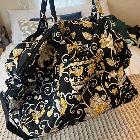 Vera Bradley Handbags - Retired Vera Bradley pattern.Overnight Bag in  Yellow Bird